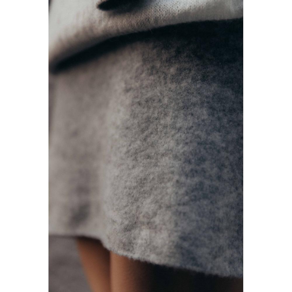 Alto Milano Gonna in lana in tinta unita Cutie