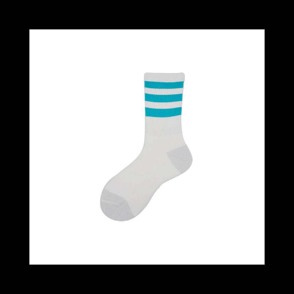 Alto Milano Calza corta da donna in spugna di cotone con polso a righe Zara