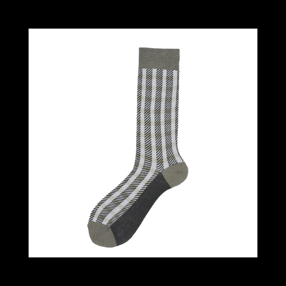 Alto Milano Calza corta da uomo in cotone a quadretti Ivern