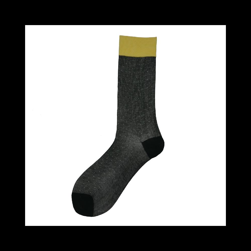 Alto Milano Calza corta da uomo in cotone grano di riso Bracco