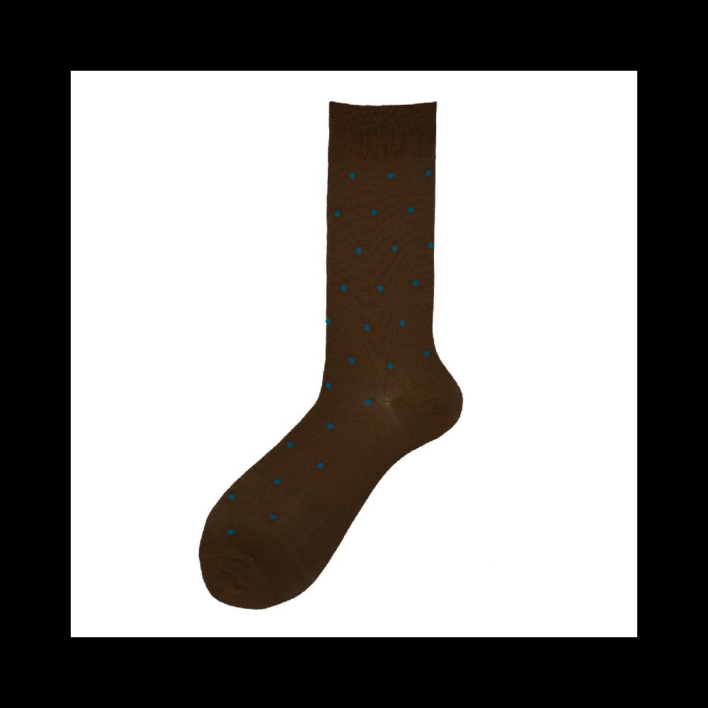 Alto Milano Calza corta da uomo in filoscozia a pois N°219