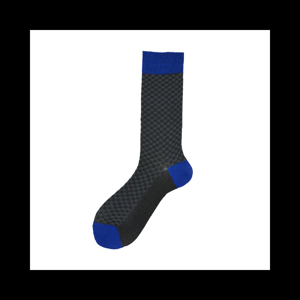 Alto Milano Calza corta da uomo in filoscozia a scacchi Ostro