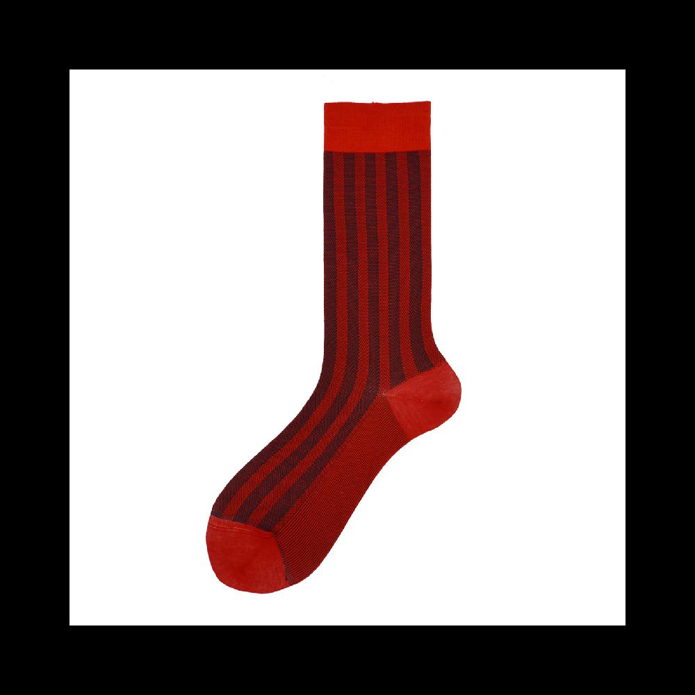 Alto Milano Calza corta da uomo in filoscozia gessato Breton