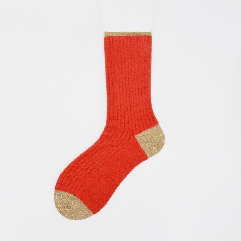 Alto Milano Calza Corta Di Natale In Ciniglia Tinta Unita Martha