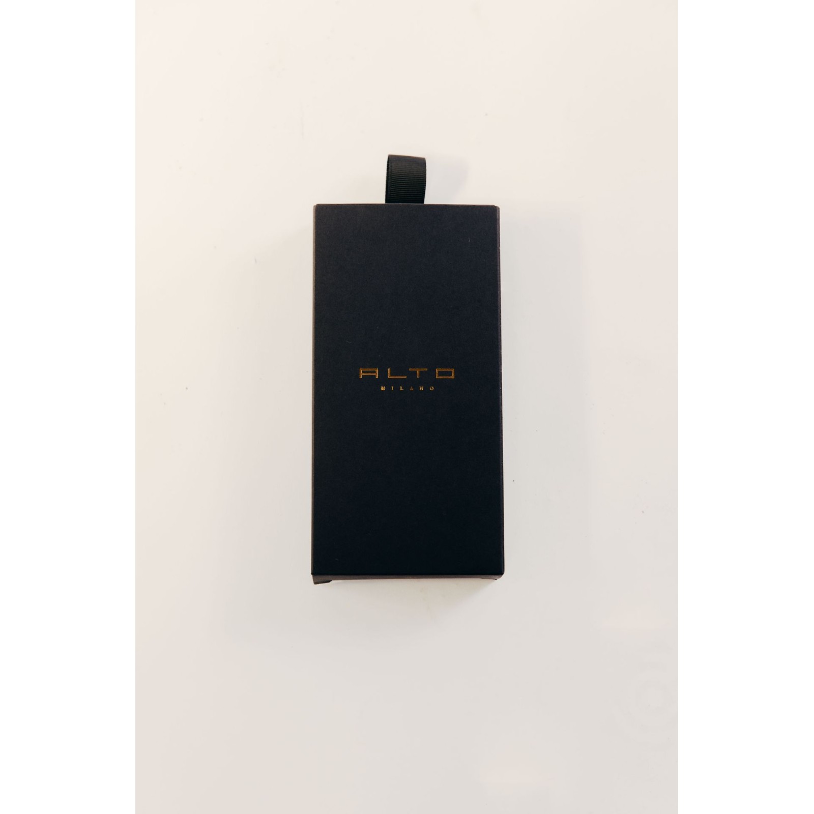 Alto Milano Calza corta di Natale in lana vergine a righe Klaus