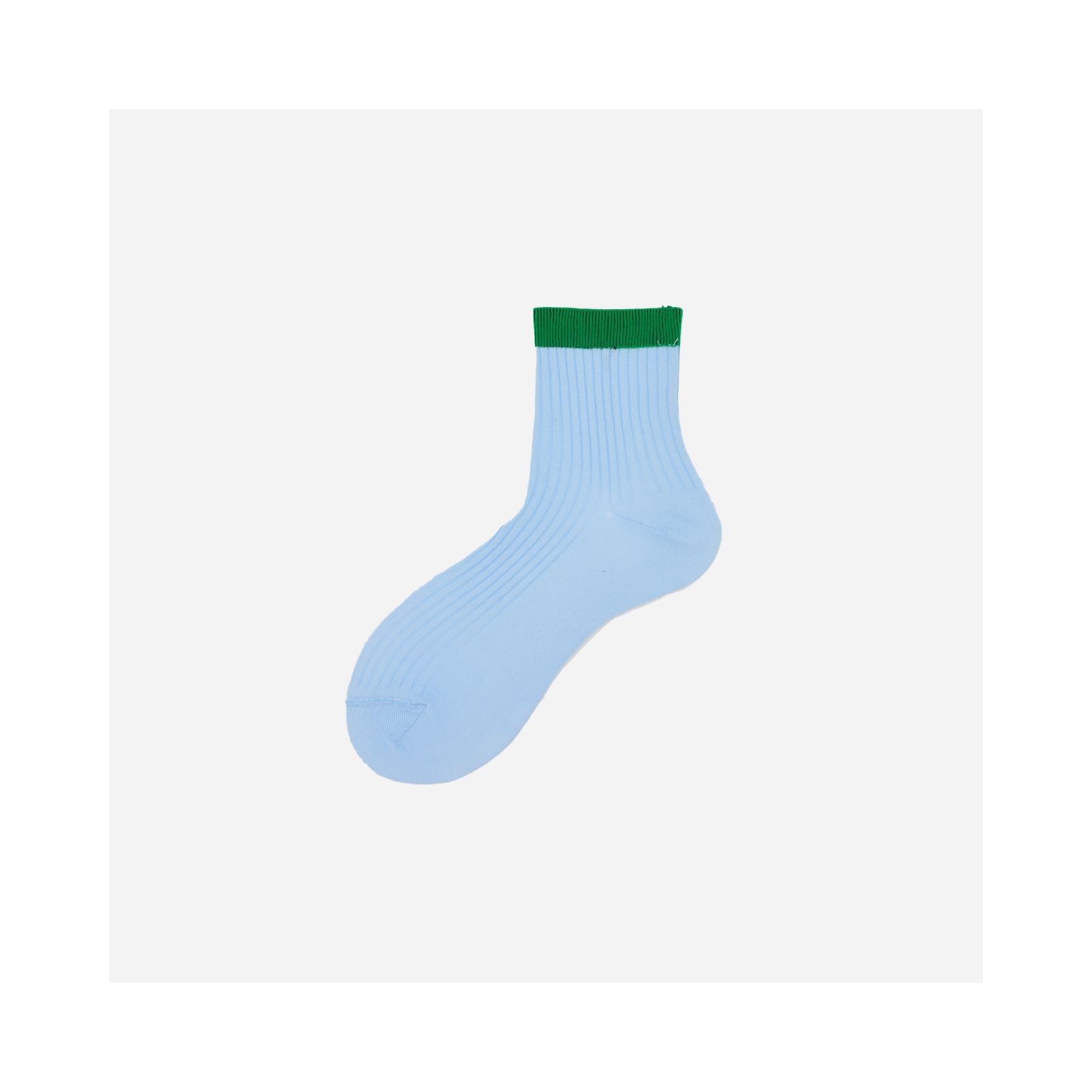 Alto Milano Calza corta donna in cotone a costa Libra