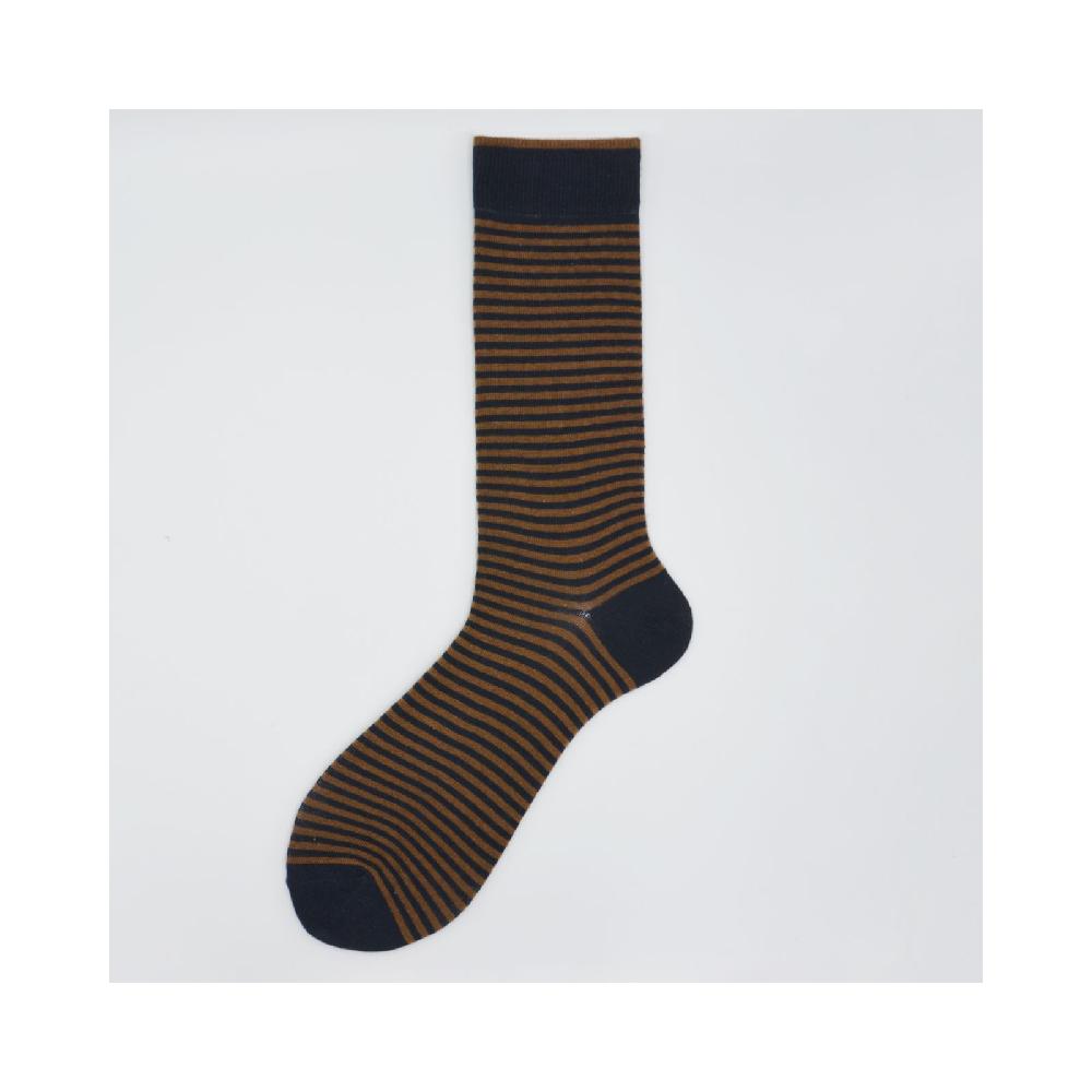 Alto Milano Calza corta in caldo cotone a righe Novak