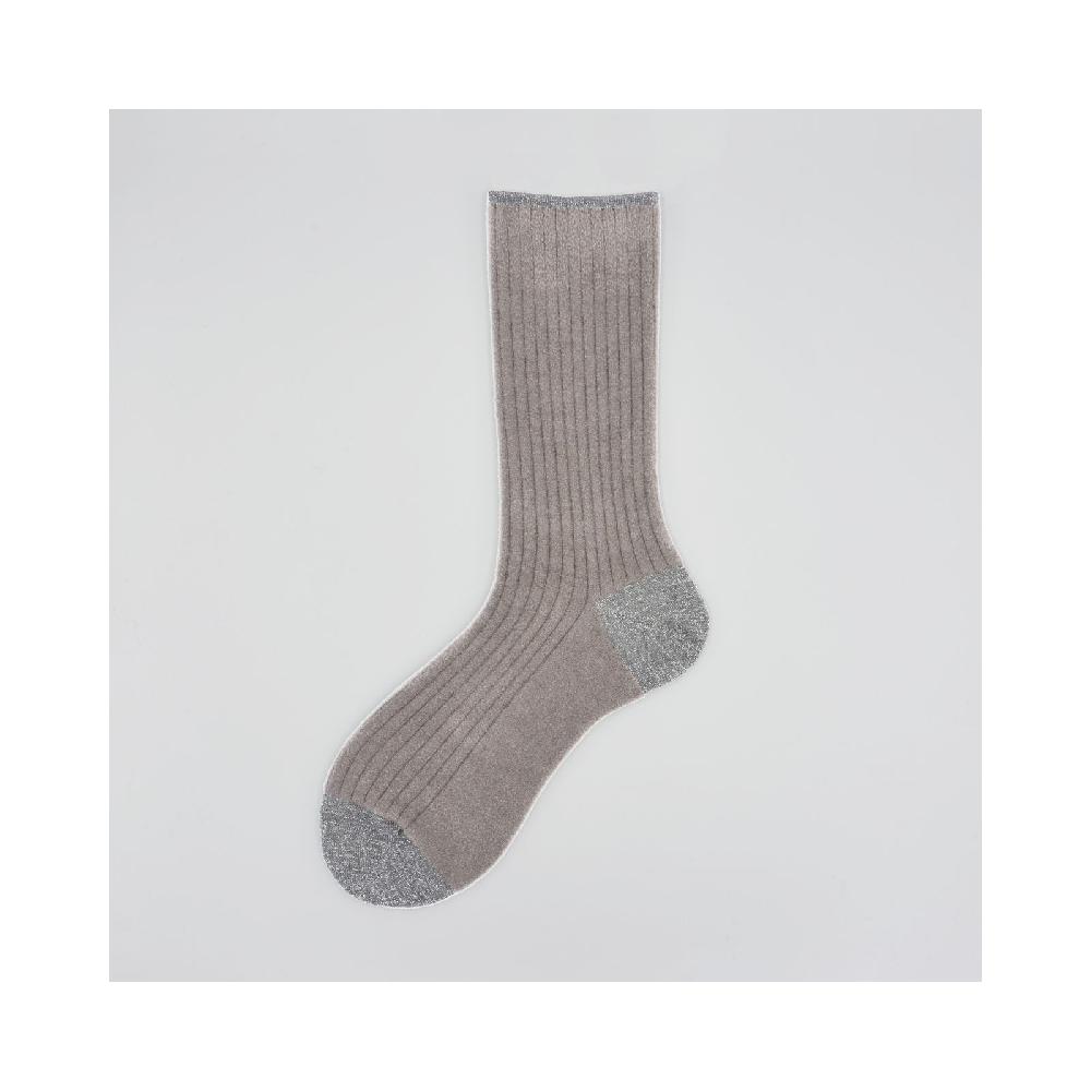 Alto Milano Calza corta in ciniglia tinta unita Susan