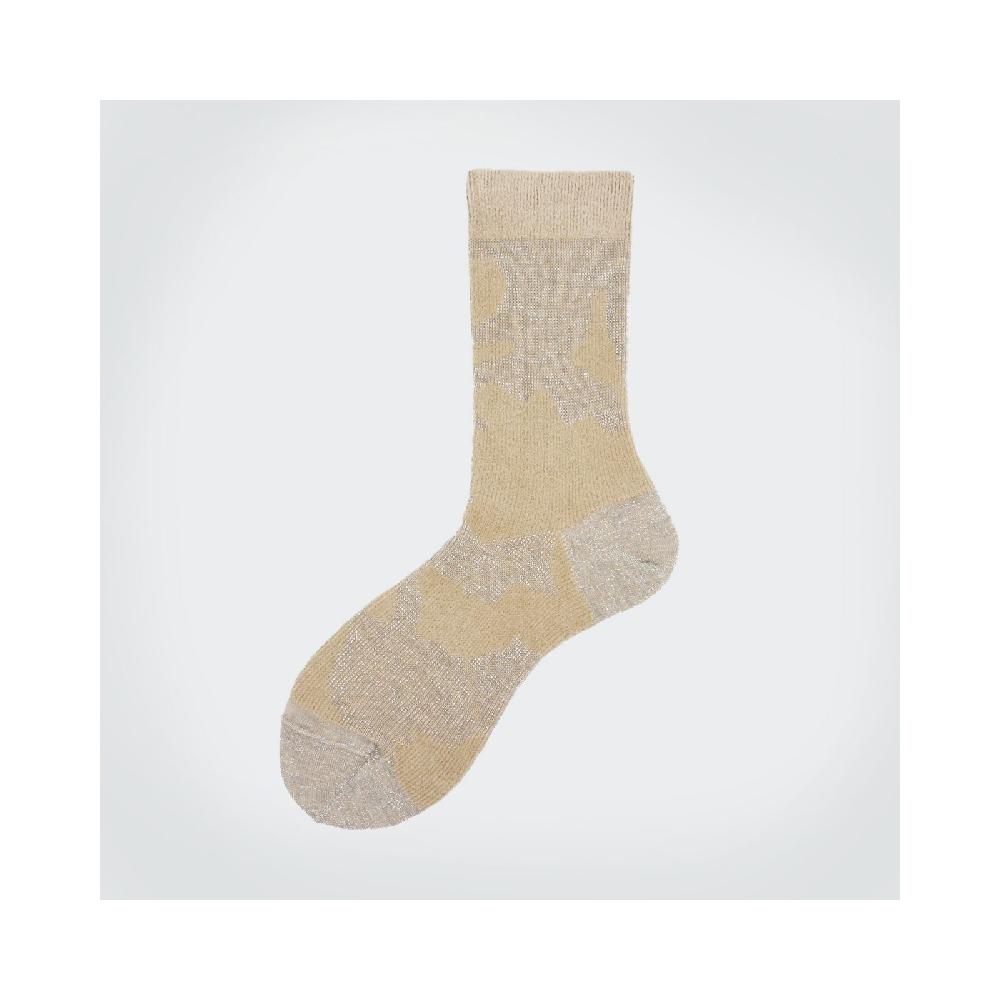 Alto Milano Calza corta in cotone e lurex a macchie Amelia