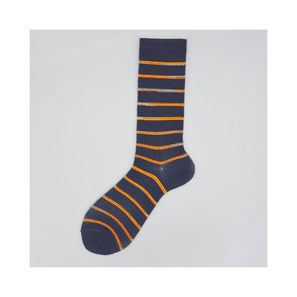 Alto Milano Calza corta in lana vergine a righe Boris