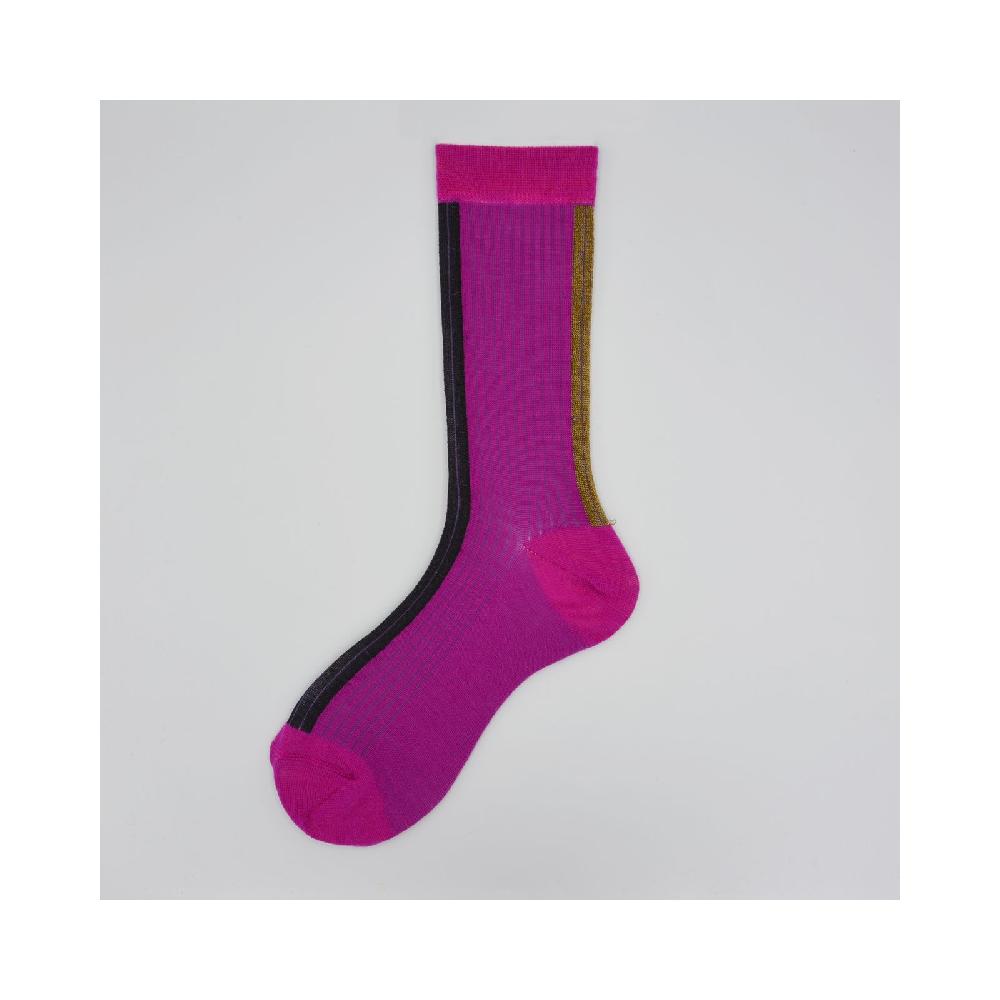 Alto Milano Calza corta in lana vergine e lurex Altea