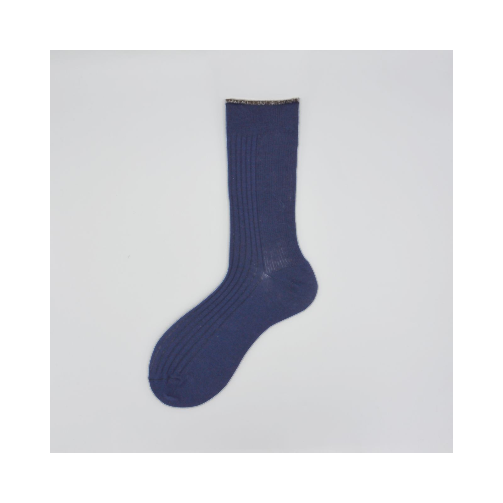 Alto Milano Calza corta in misto cashemere a coste e tip in lurex Justine