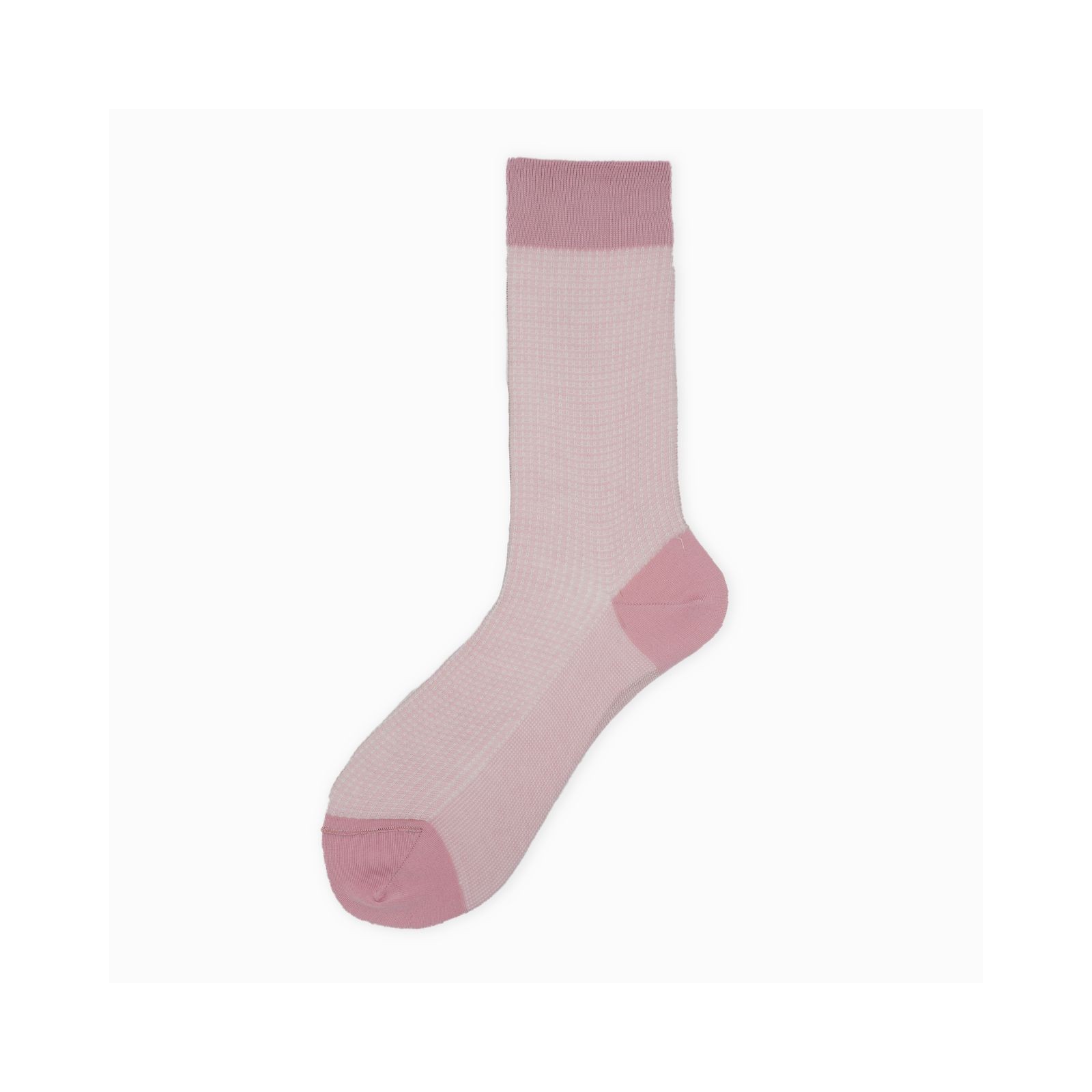 Alto Milano Calza corta uomo in cotone links jacquard punteggiato Darlot