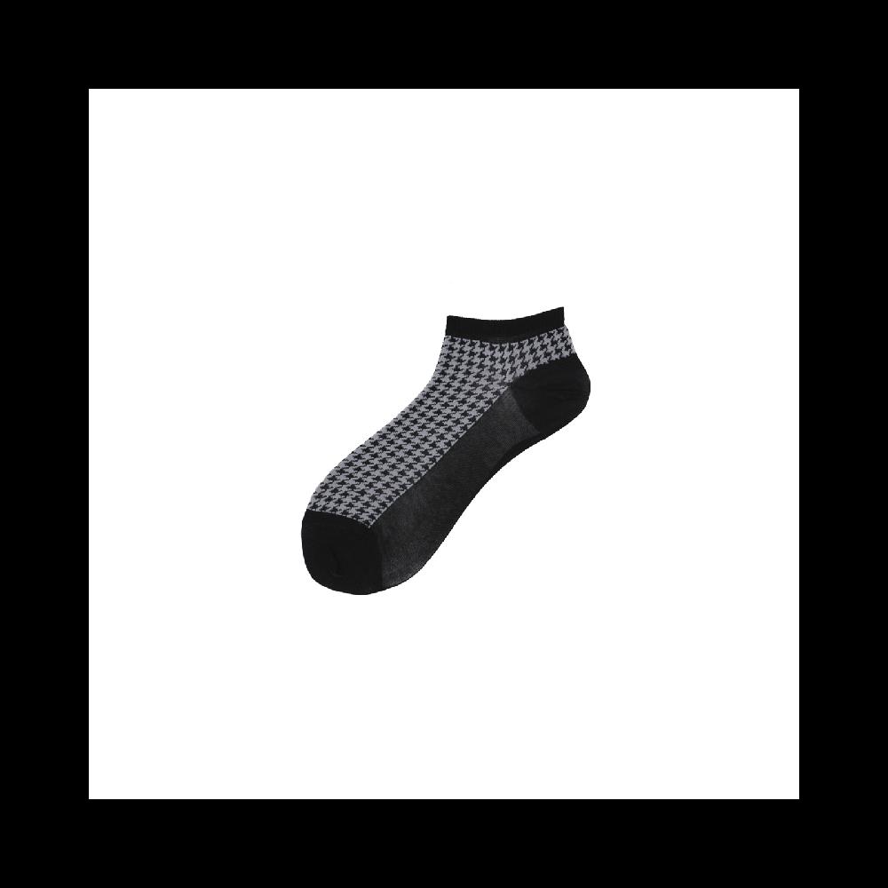 Alto Milano Calza da sneakers da uomo in cotone pied de poule Ayan