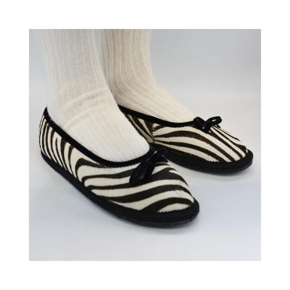 Alto Milano Slipper in cavallino in tinta unita e animalier Alice