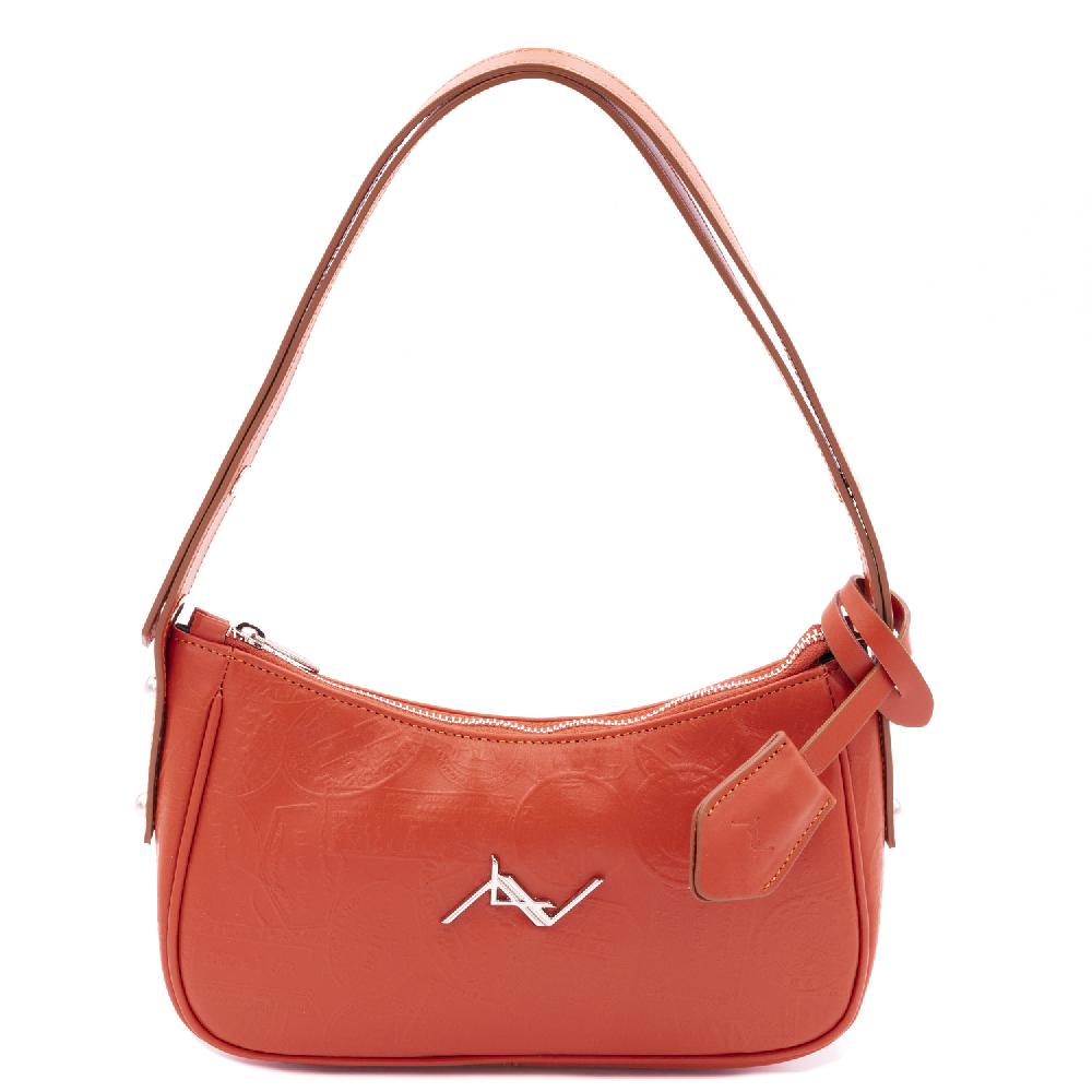 Alv By Alviero Martini Borsa A Mezzaluna In Pelle Stampa Passport – ALVBT200X