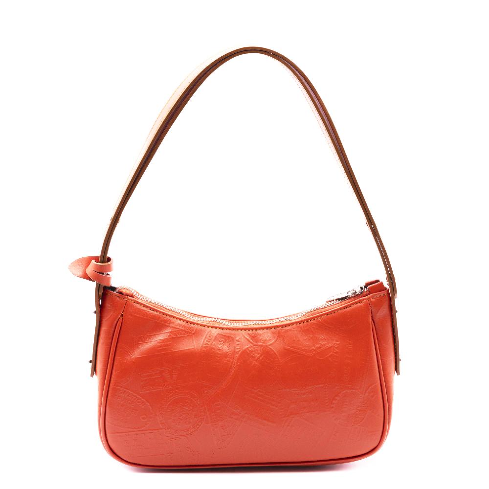 Alv By Alviero Martini Borsa A Mezzaluna In Pelle Stampa Passport – ALVBT200X