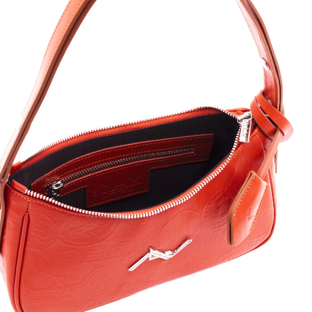 Alv By Alviero Martini Borsa A Mezzaluna In Pelle Stampa Passport – ALVBT200X