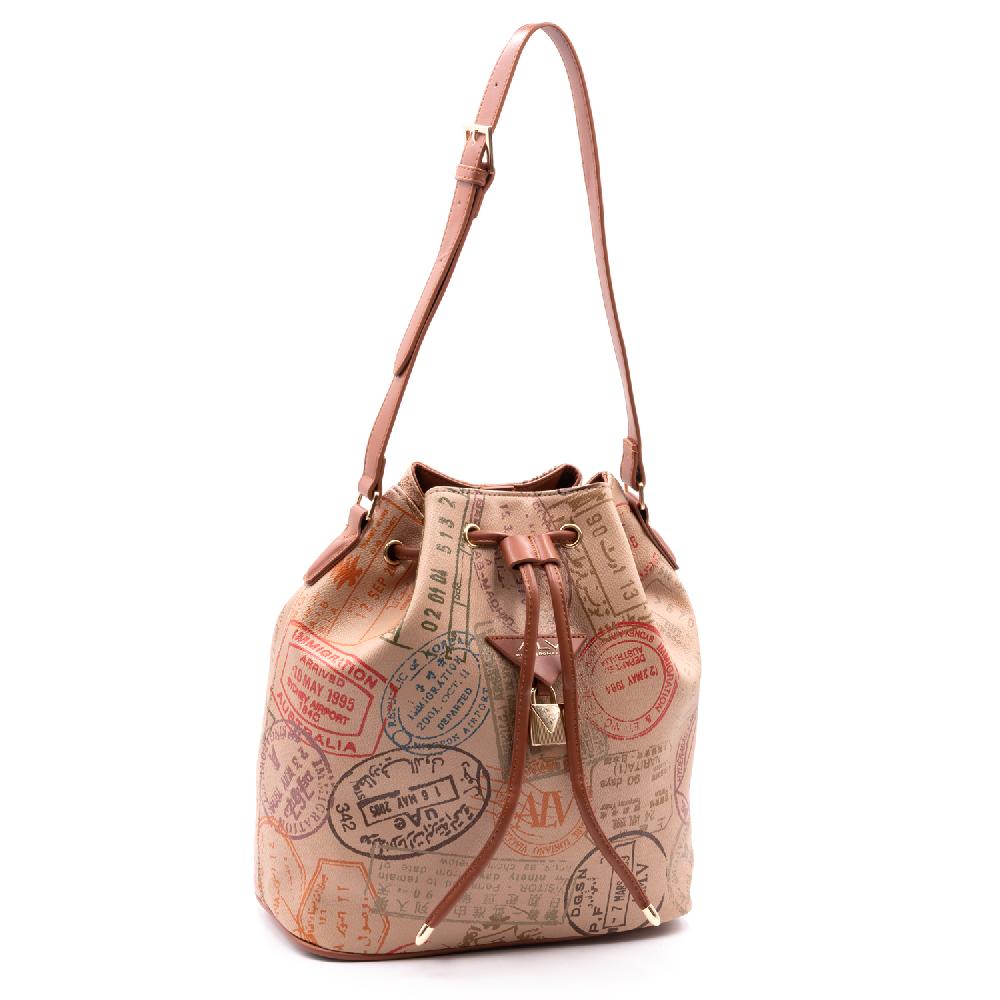 Alv By Alviero Martini Borsa A Secchiello Big Logo – AL904B3211