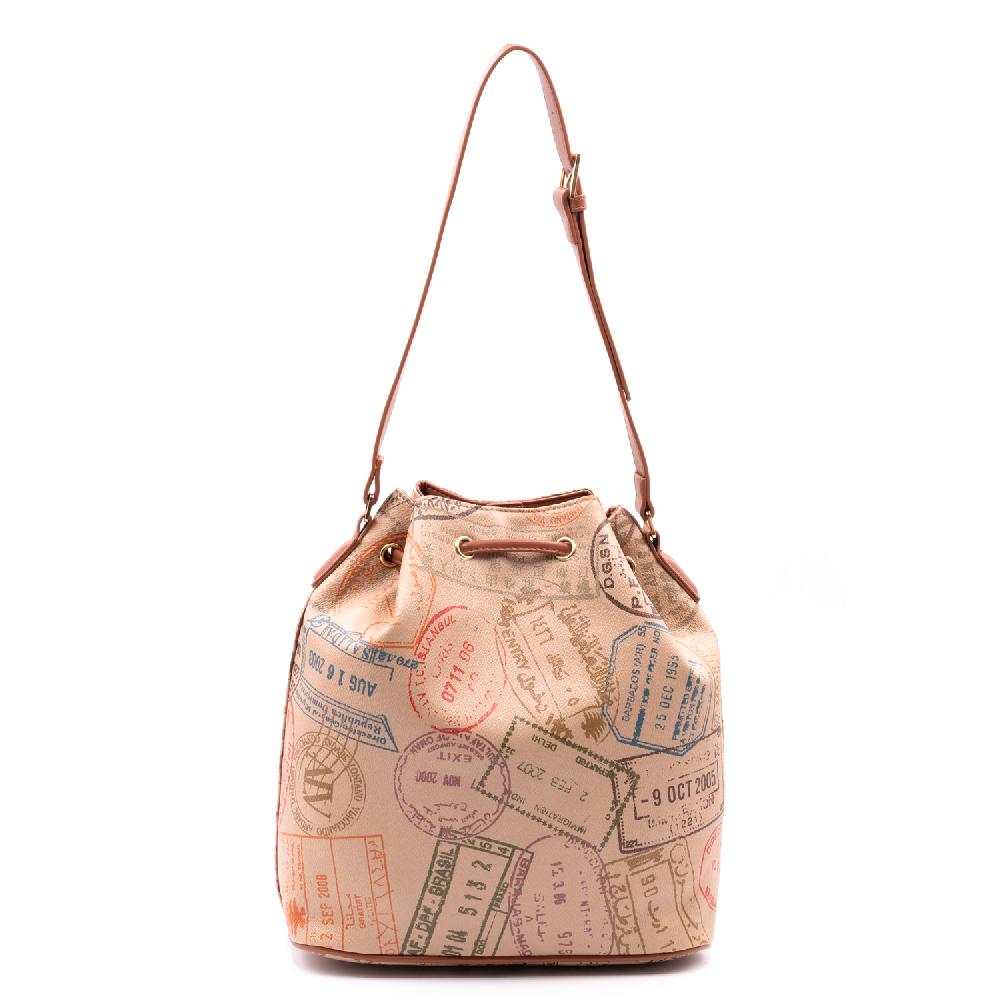 Alv By Alviero Martini Borsa A Secchiello Big Logo – AL904B3211