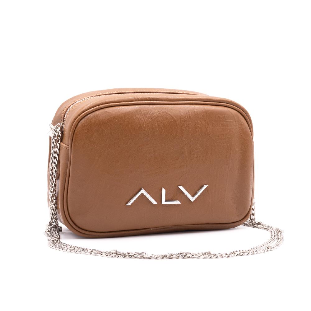Alv by alviero martini Borsa a tracolla in pelle con stampa – ALVBT300X