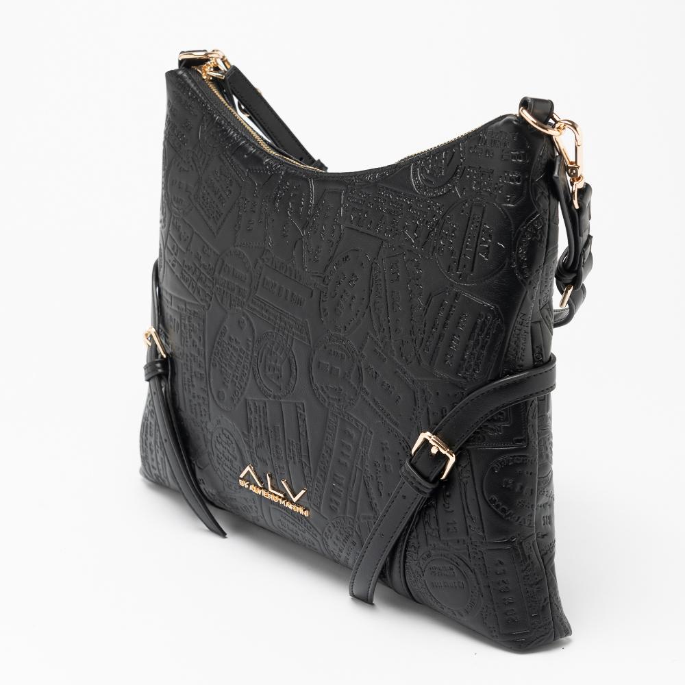 Alv By Alviero Martini Hobo Medium Bag Debossed Passport ALV By Alviero Martini – ALVB9202