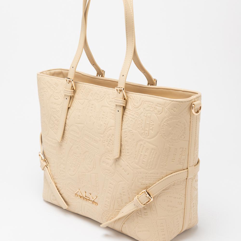 Alv By Alviero Martini Shopping Bag Large Debossed Passport ALV By Alviero Martini – ALVB9201