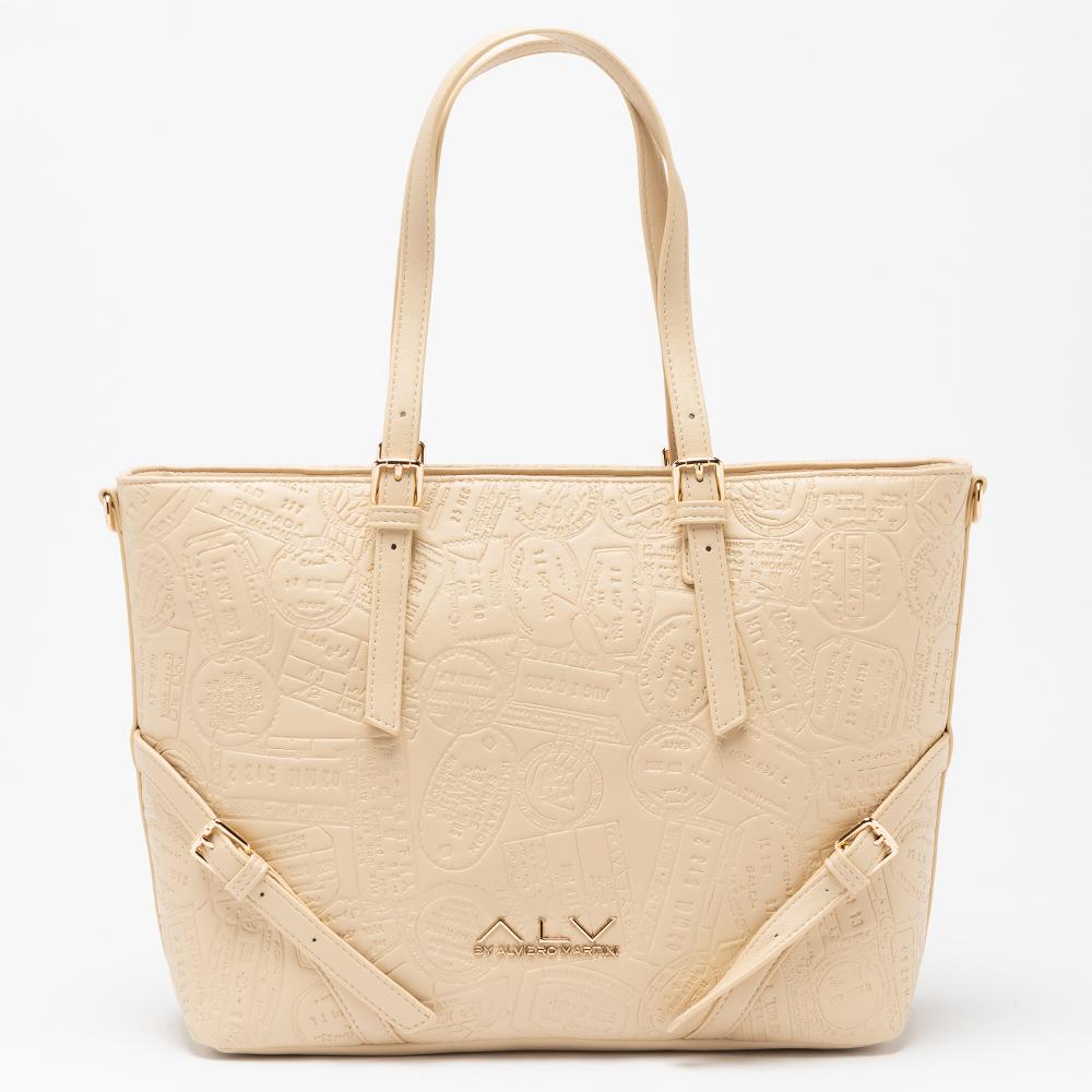 Alv by alviero martini Shopping bag large debossed passport ALV by Alviero Martini – ALVB9201