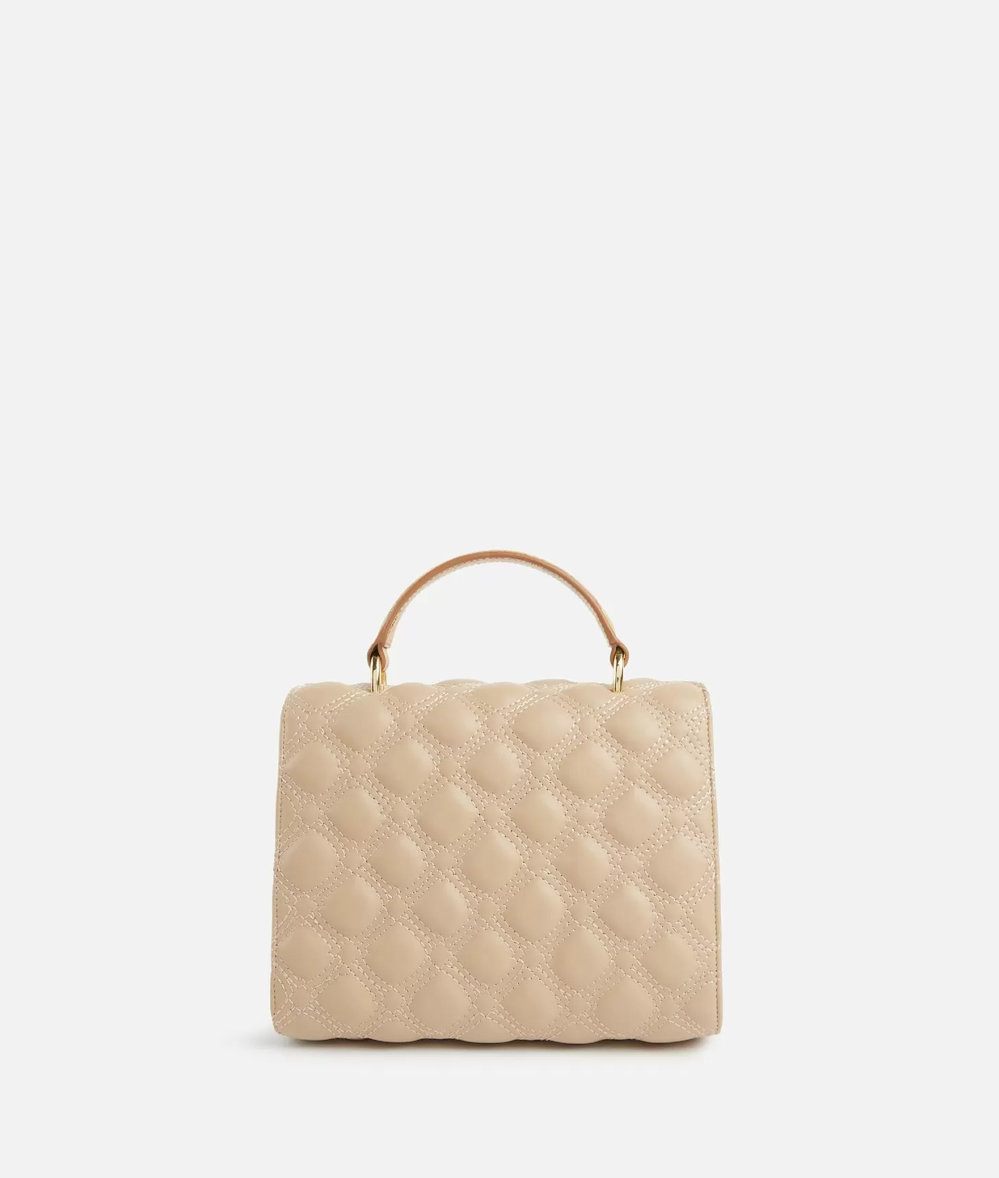 Alviero Martini 1a Classe 1C Matelassé Borsa A Mano Con Tracolla Taupe Chiaro
