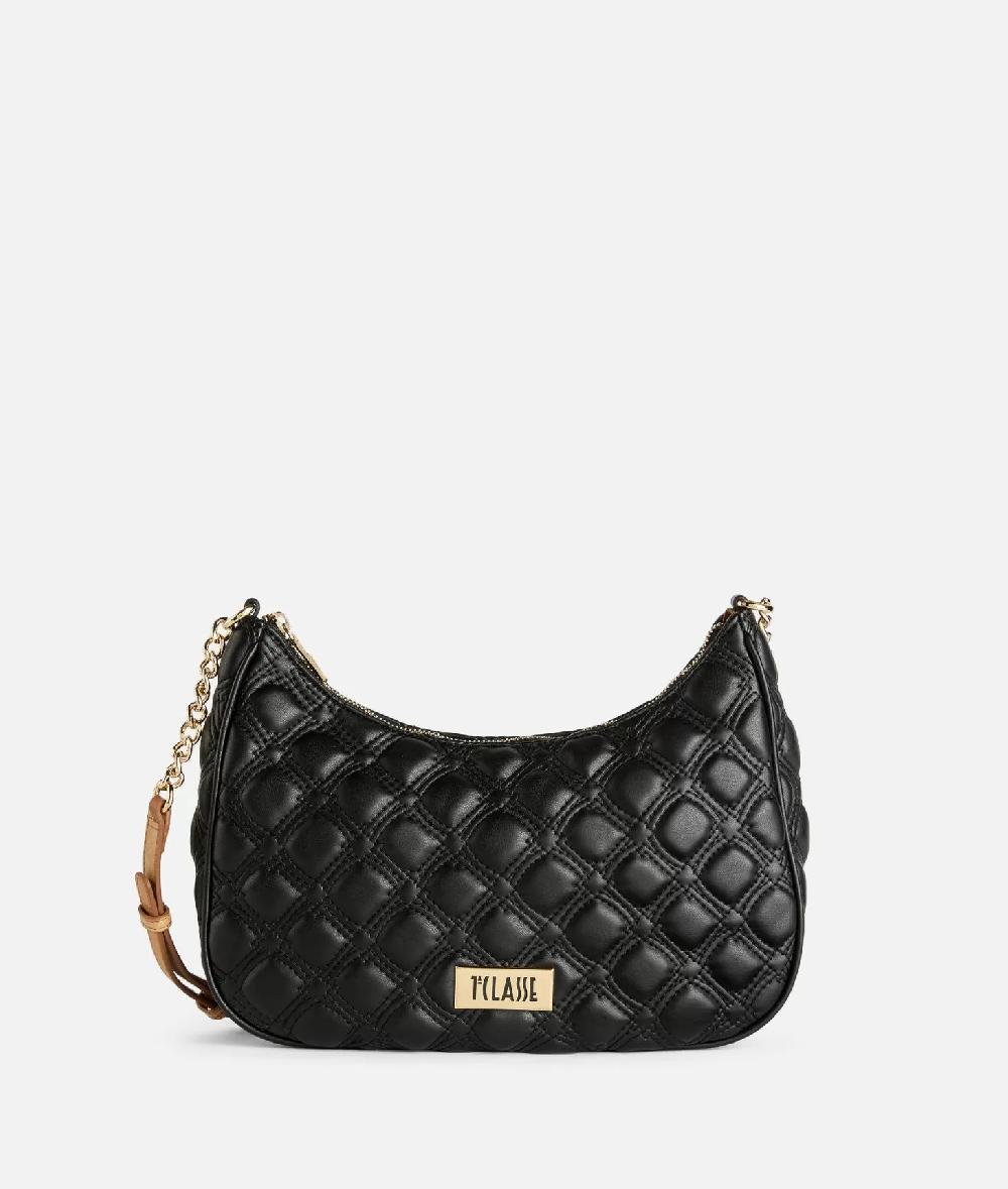 Alviero martini 1a classe 1C Matelassé borsa a tracolla Nera