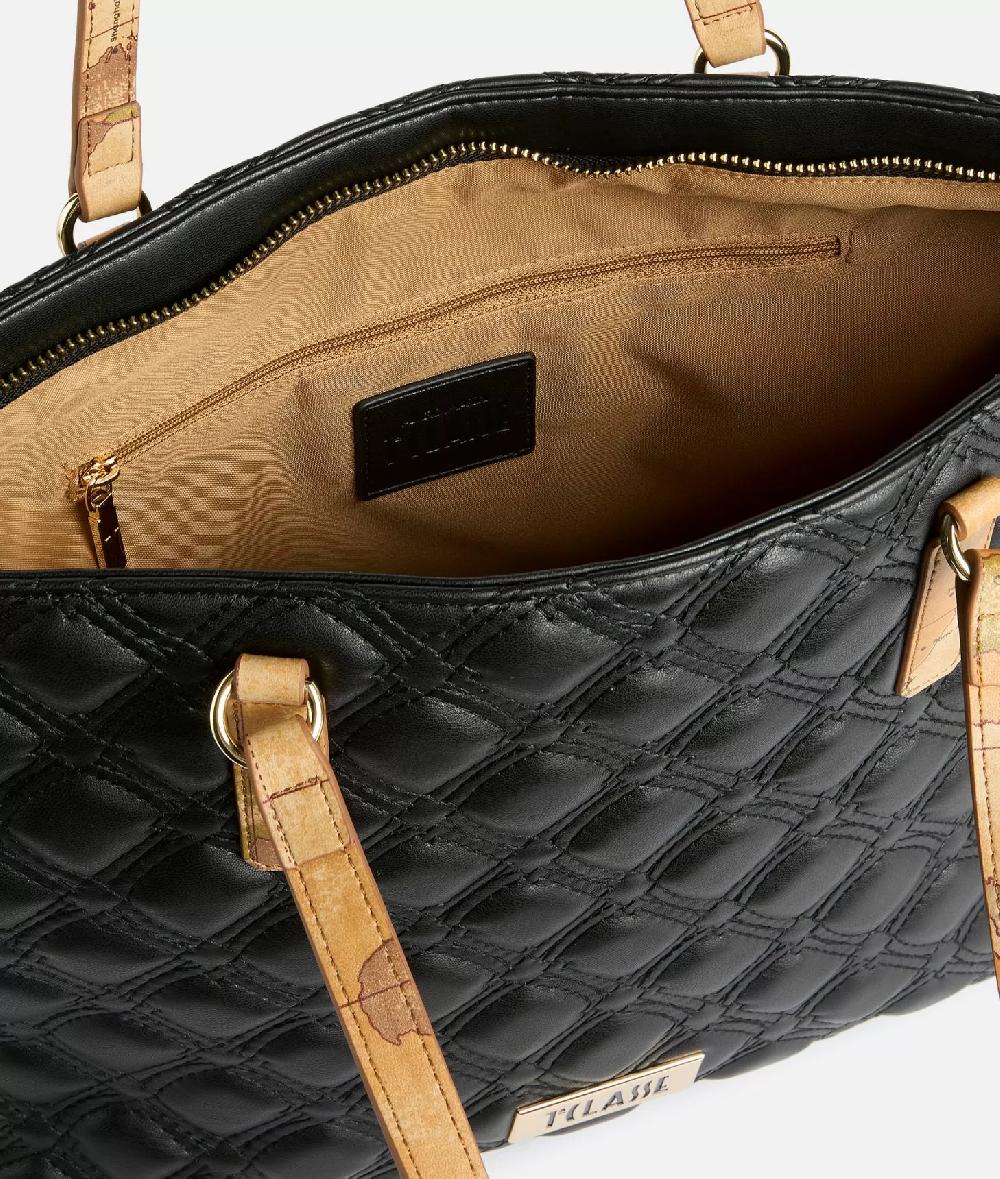 Alviero Martini 1a Classe 1C Matelassé Borsa Shopping Nera