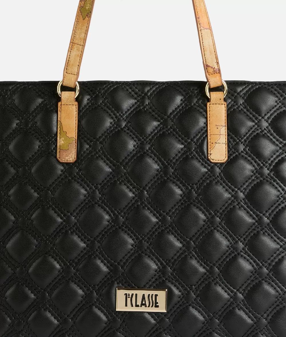Alviero Martini 1a Classe 1C Matelassé Borsa Shopping Nera