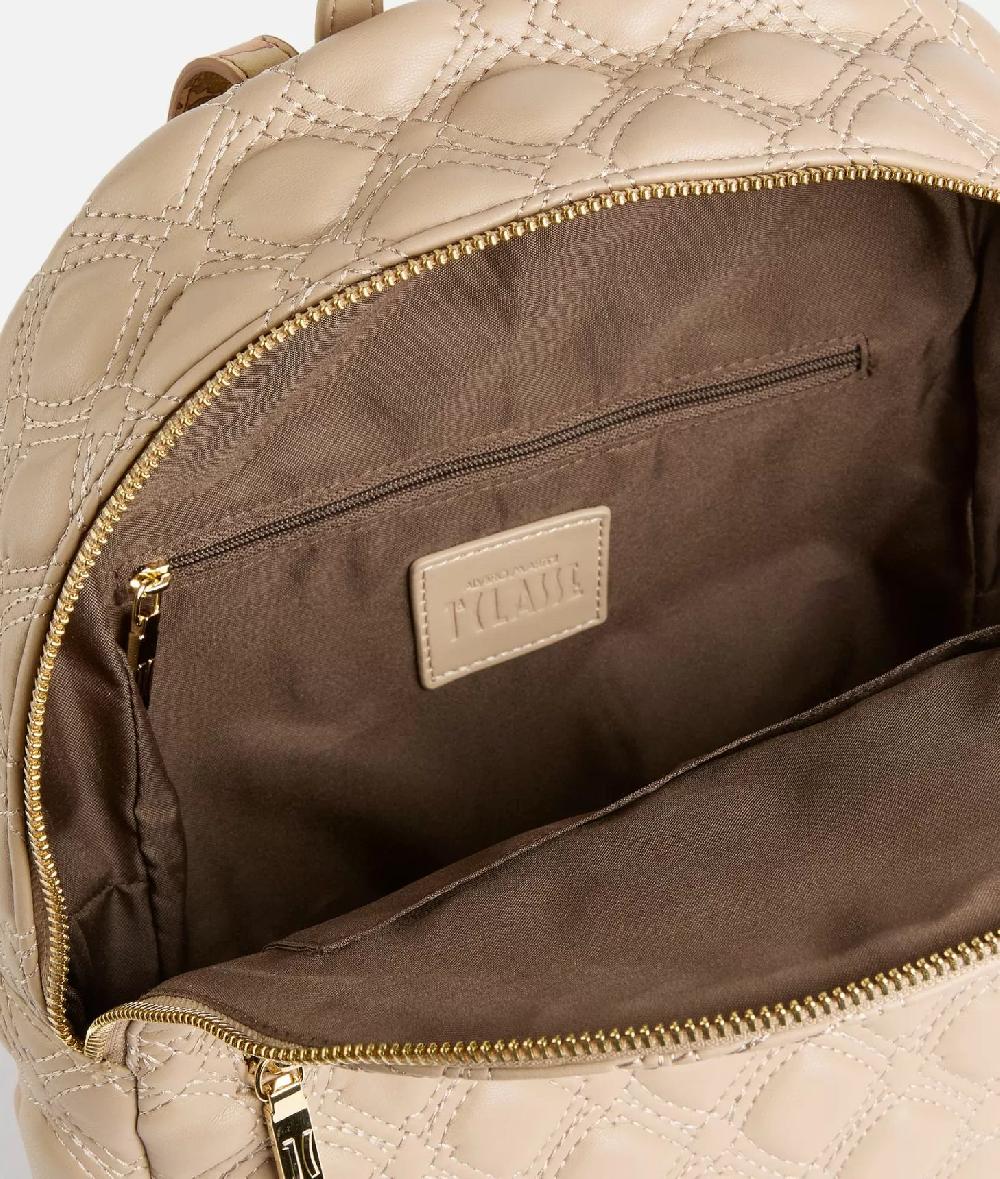 Alviero Martini 1a Classe 1C Matelassé Zaino Taupe Chiaro