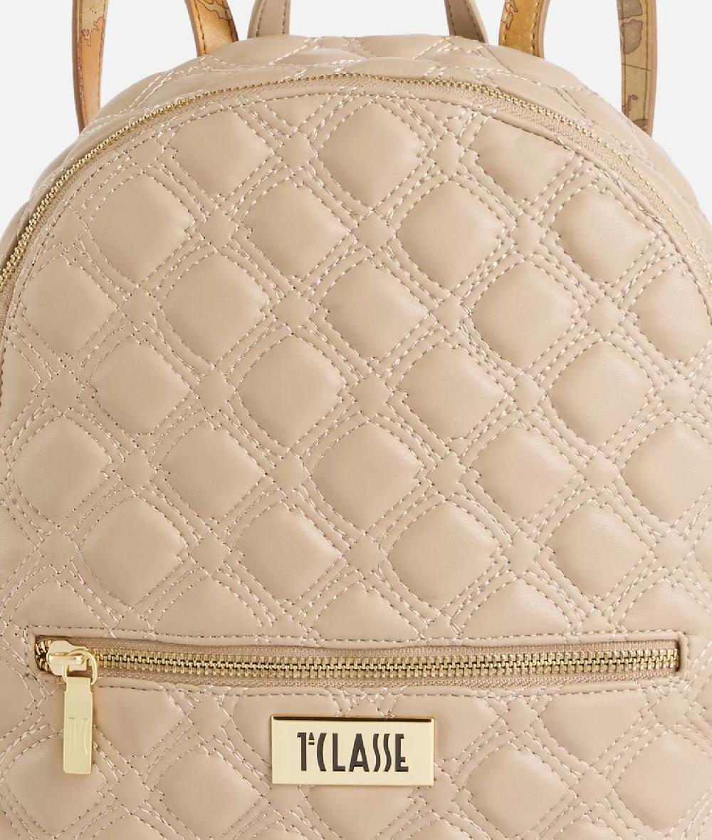 Alviero Martini 1a Classe 1C Matelassé Zaino Taupe Chiaro