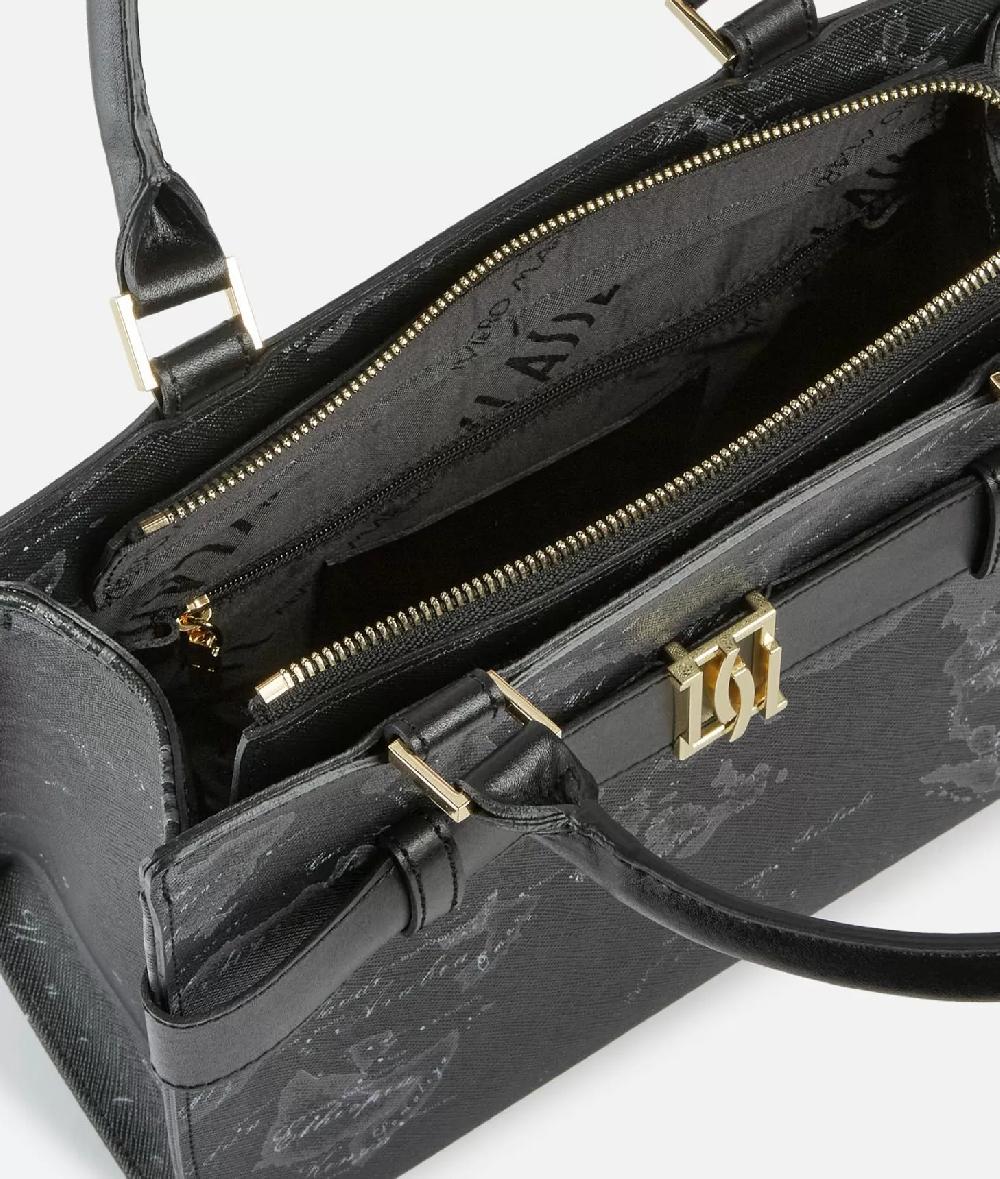 Alviero Martini 1a Classe 1C Mirror Night Borsa A Mano Con Tracolla Nera
