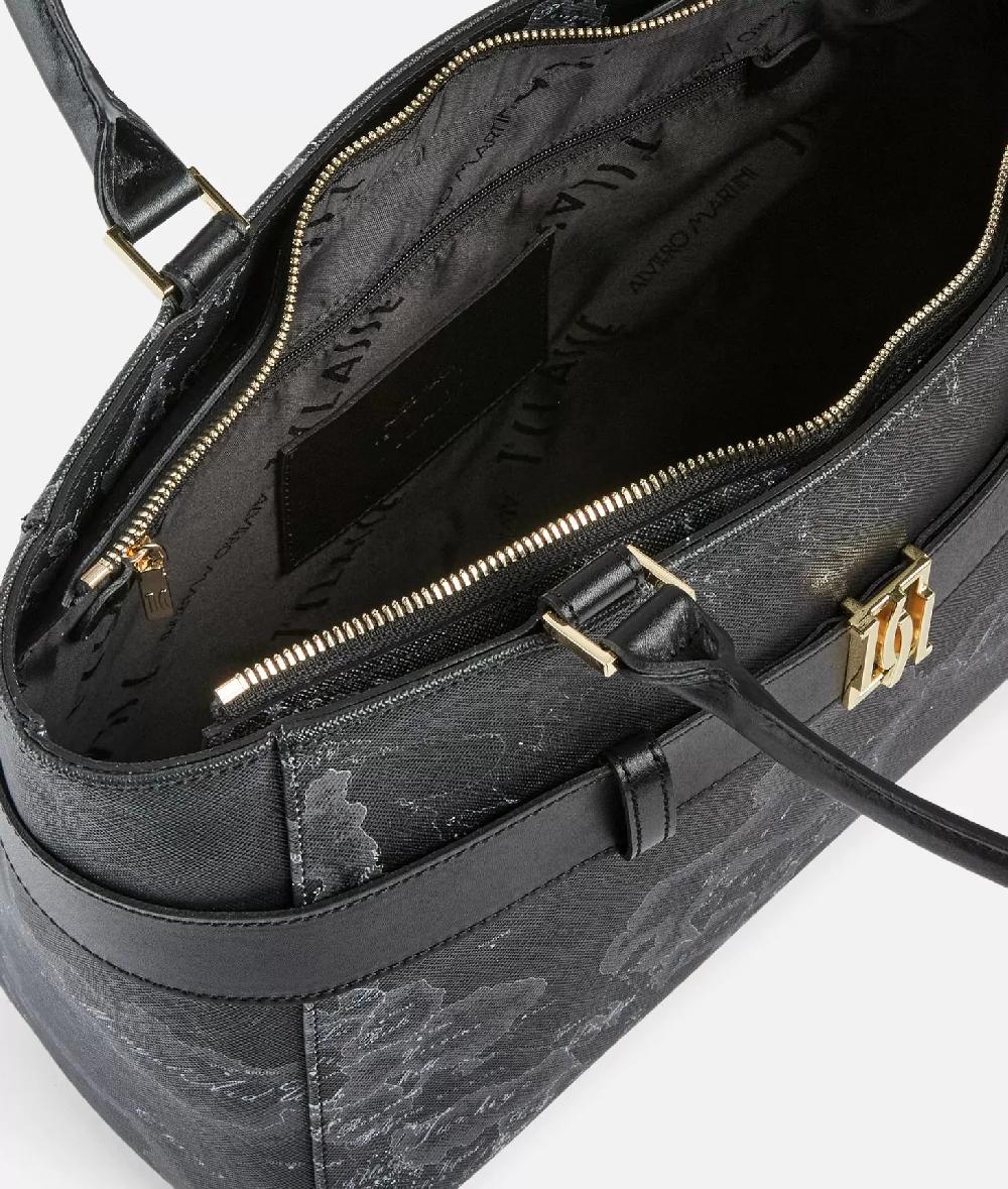 Alviero Martini 1a Classe 1C Mirror Night Borsa Shopping Nera
