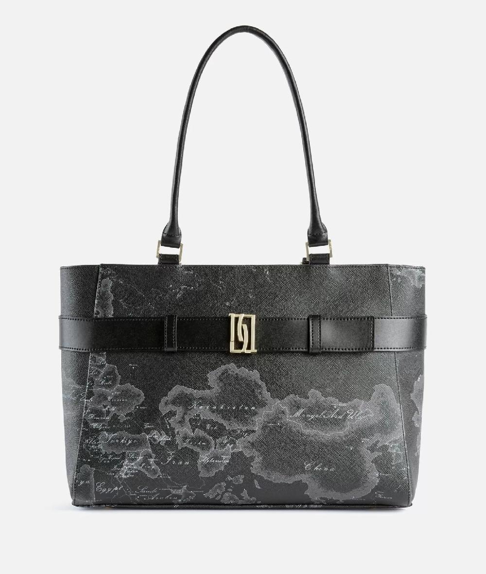 Alviero martini 1a classe 1C Mirror Night borsa shopping Nera