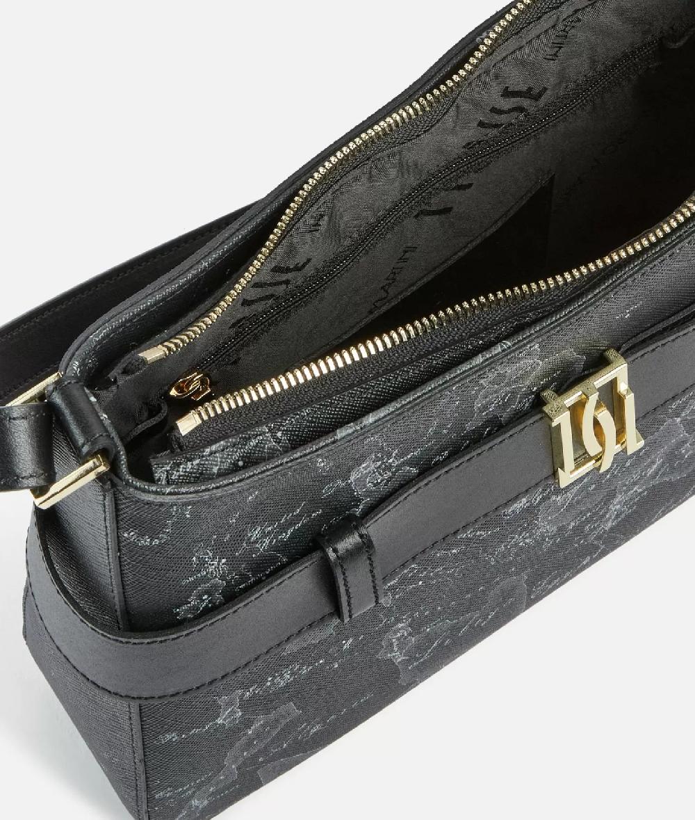 Alviero Martini 1a Classe 1C Mirror Night Borsa Sottospalla Doppia Portabilità Nera