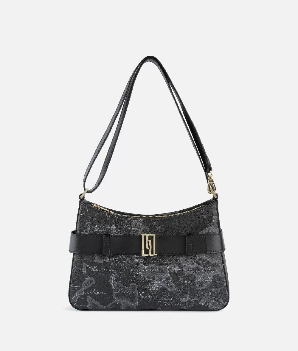 Alviero martini 1a classe 1C Mirror Night borsa sottospalla doppia portabilità Nera