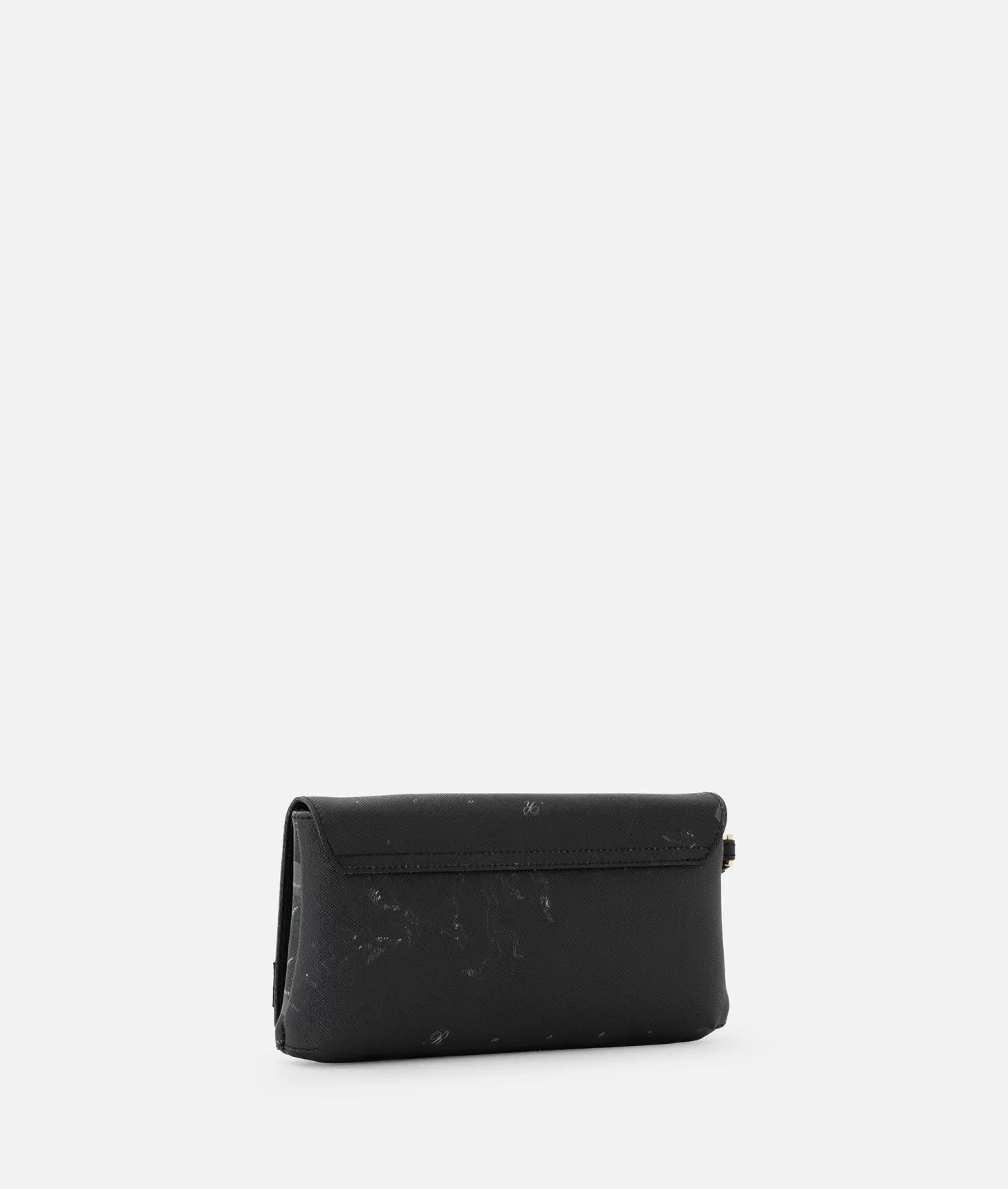 Alviero Martini 1a Classe 1C Mirror Night Pochette Con Patta E Polsiera Nera