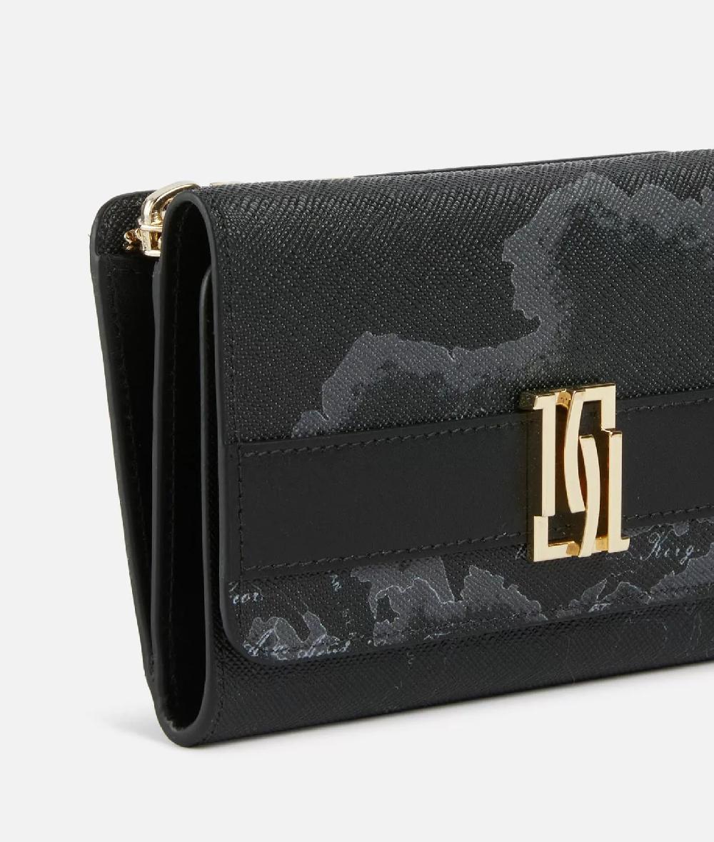 Alviero Martini 1a Classe 1C Mirror Night Portafoglio Bifolder Medio Nero