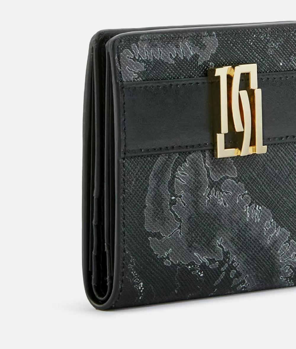 Alviero Martini 1a Classe 1C Mirror Night Portafoglio Bifolder Mini Nero