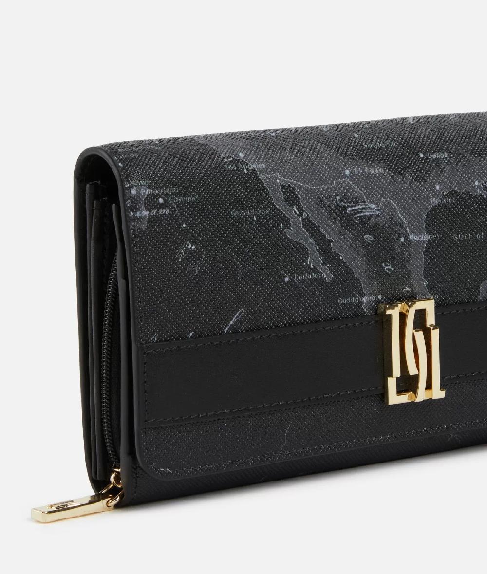 Alviero Martini 1a Classe 1C Mirror Night Portafoglio Nero