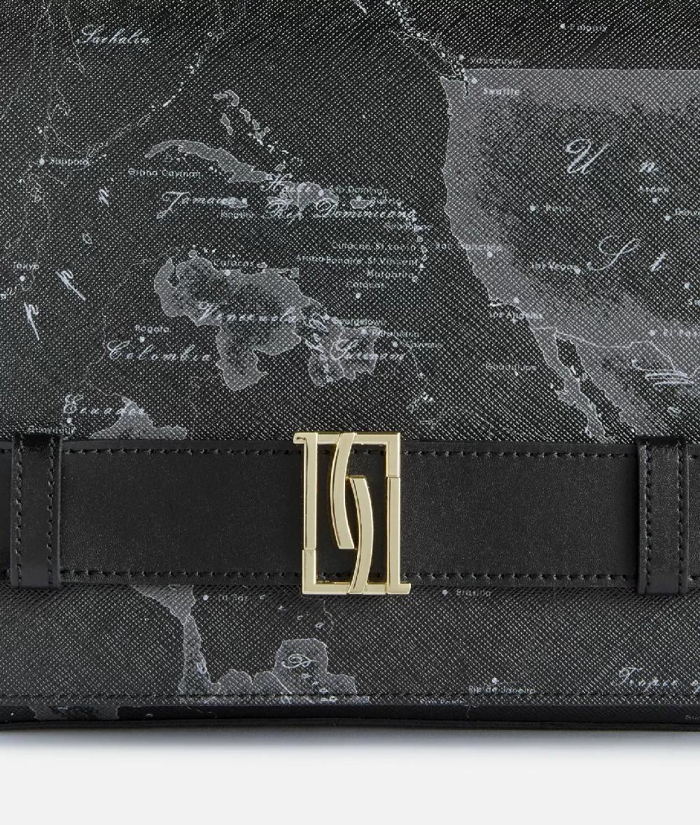 Alviero Martini 1a Classe 1C Mirror Night Tracolla Con Patta Nera