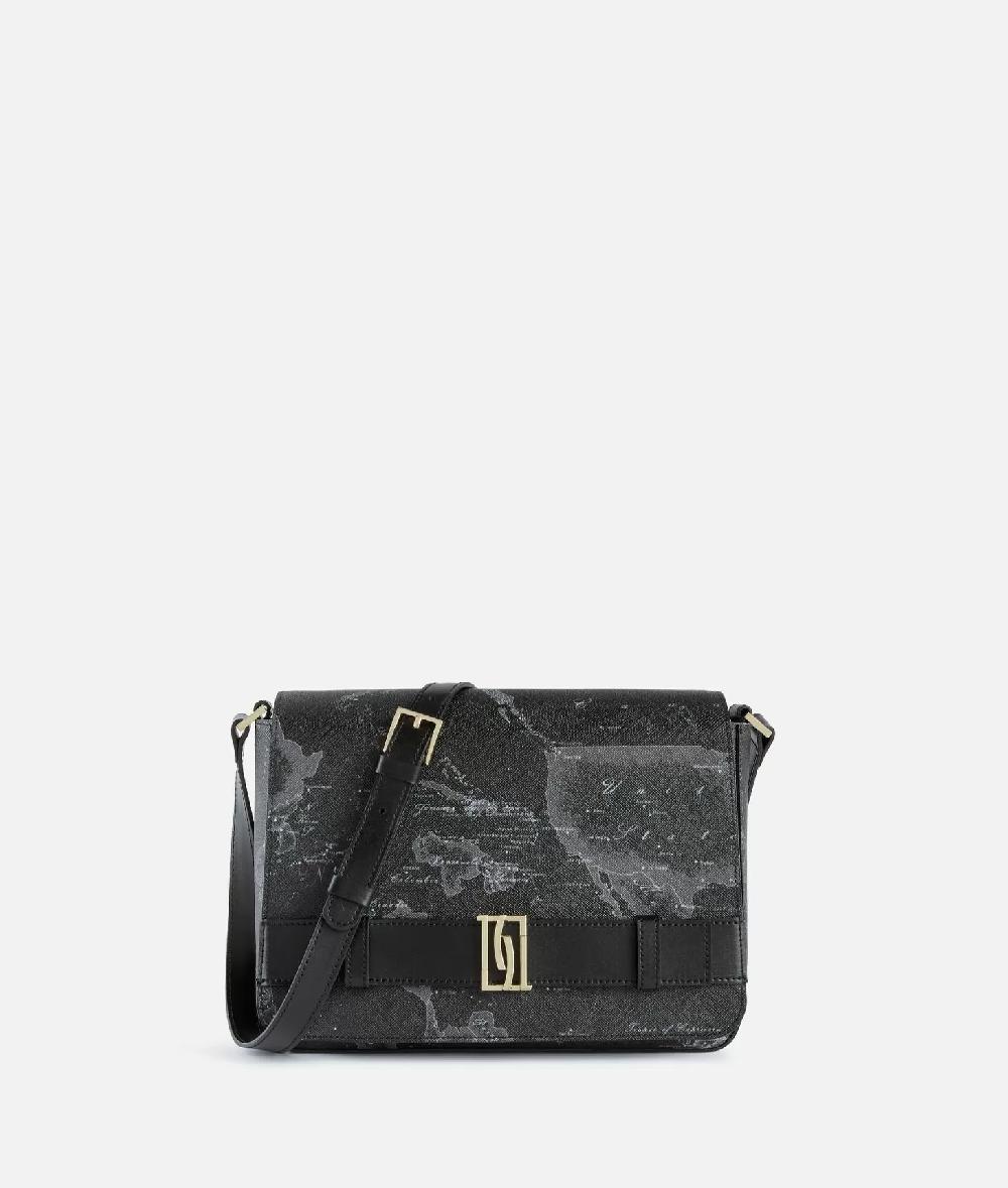 Alviero martini 1a classe 1C Mirror Night tracolla con patta Nera