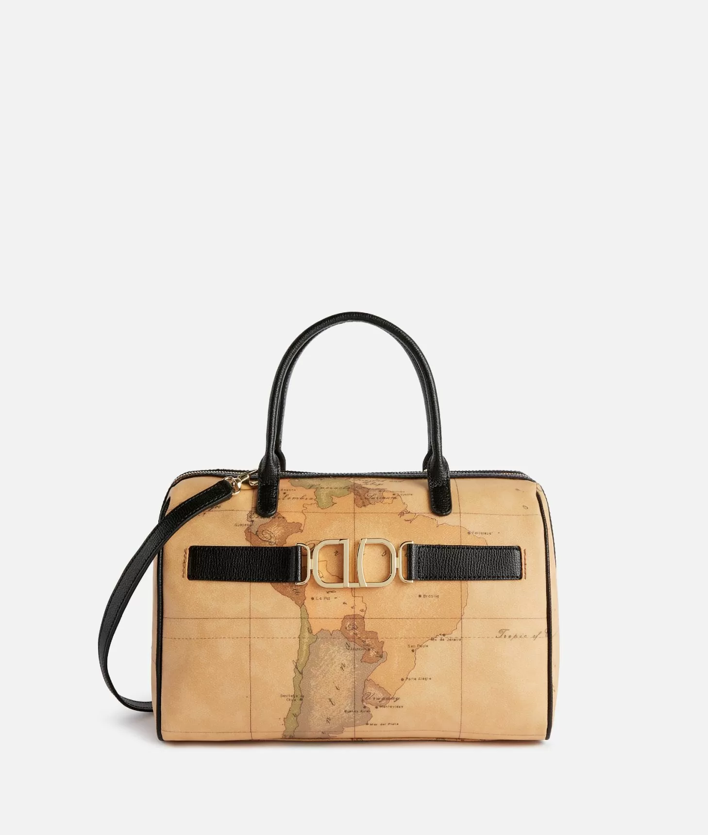 Alviero martini 1a classe 3D Geo bauletto con tracolla Nero