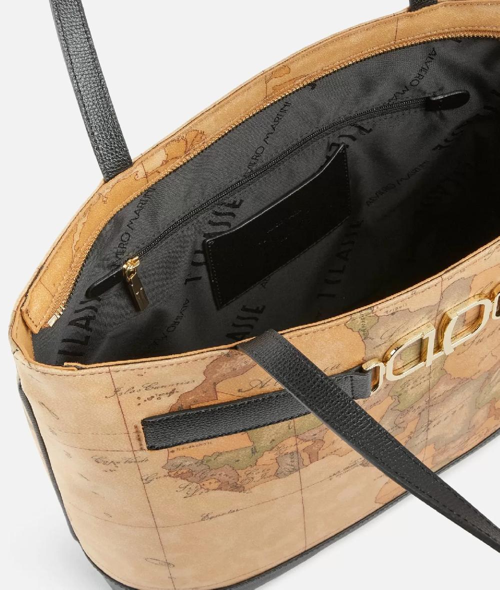 Alviero Martini 1a Classe 3D Geo Borsa Shopping Nera