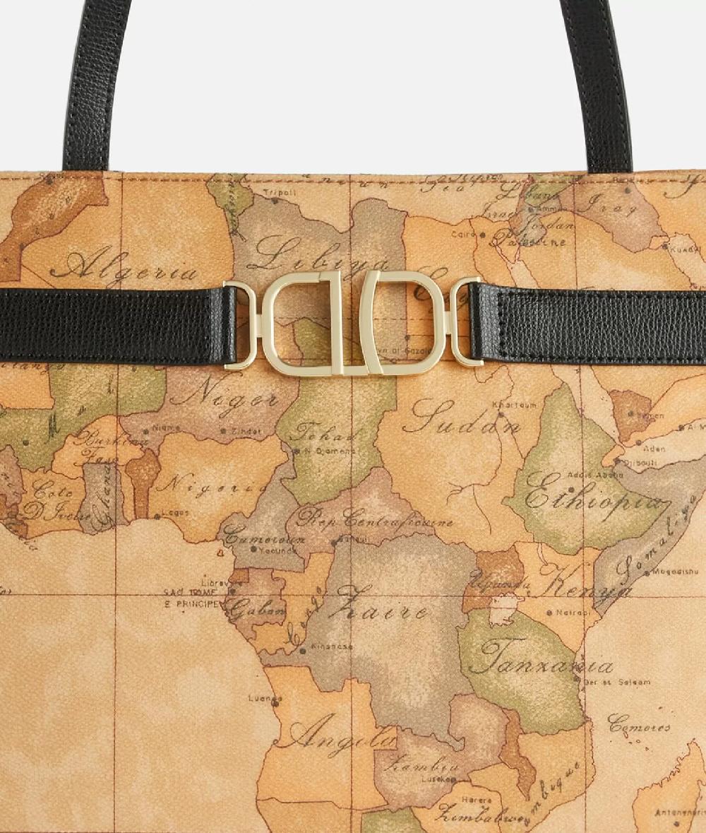 Alviero Martini 1a Classe 3D Geo Borsa Shopping Nera