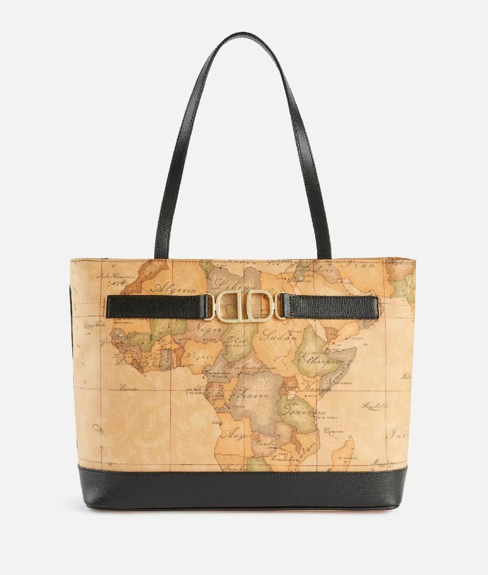 Alviero martini 1a classe 3D Geo borsa shopping Nera