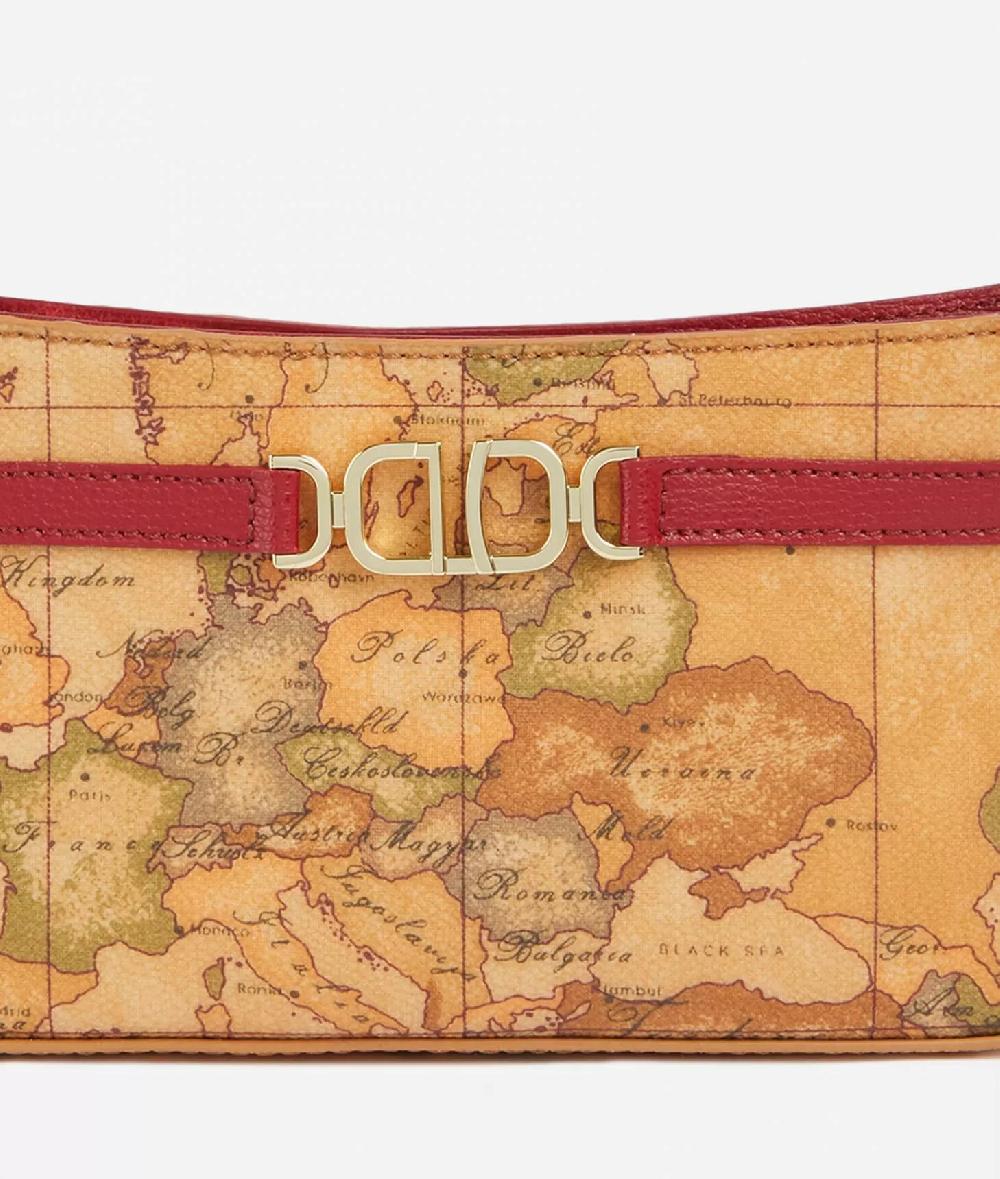 Alviero Martini 1a Classe 3D Geo Pochette Con Tracolla Lampone